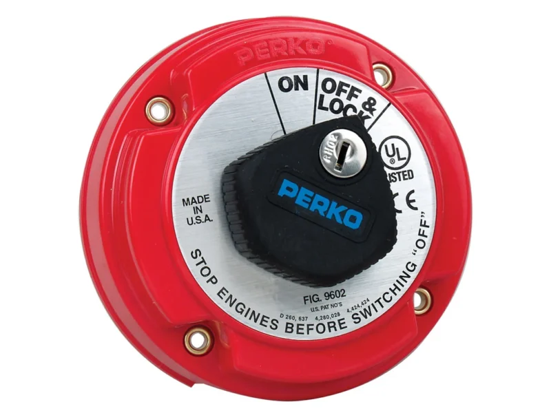 Perko Medium Duty Main Battery Disconnect Switch w/Key Lock