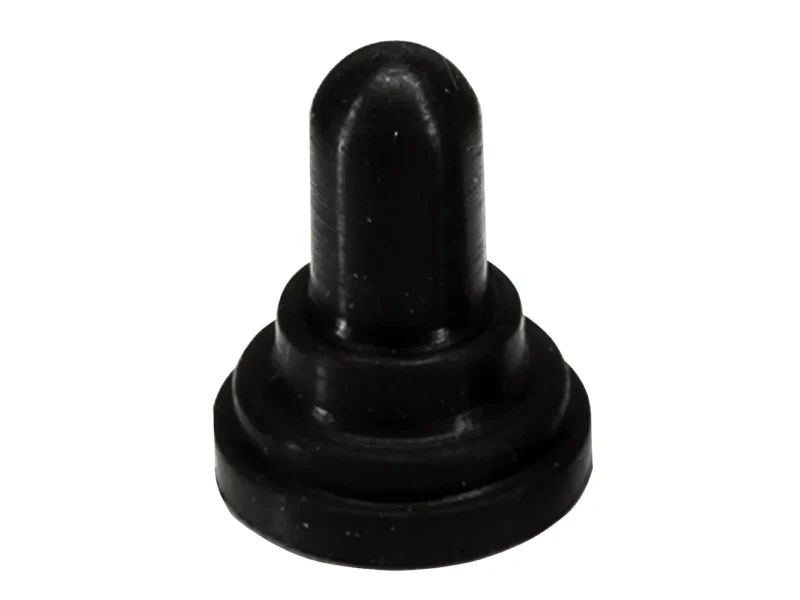 Paneltronics Toggle Switch Boot - 23/32" Round Nut - Black f/Toggle Switch