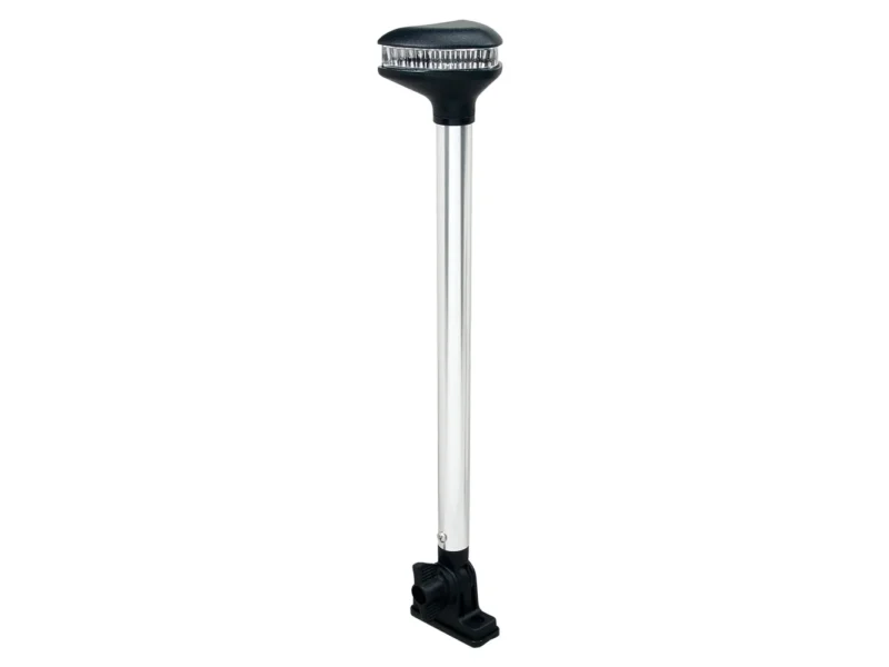 Perko Stealth Series - L.E.D. Fold Down White All-Round Light - Vertical Mount - 13-3/8"