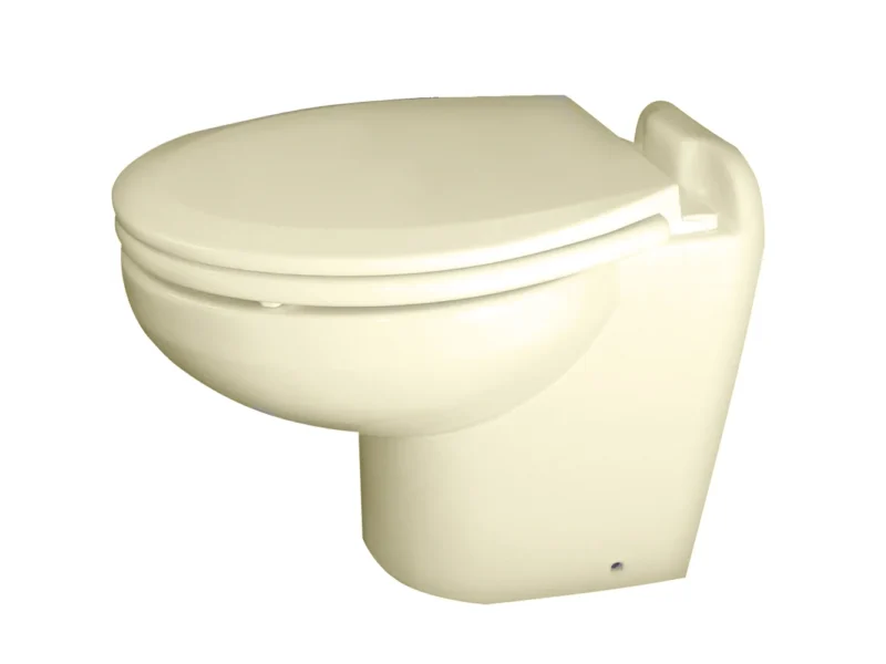 Raritan Marine Elegance - Household Style - Bone - Freshwater Solenoid - Smart Toilet Control - 12v