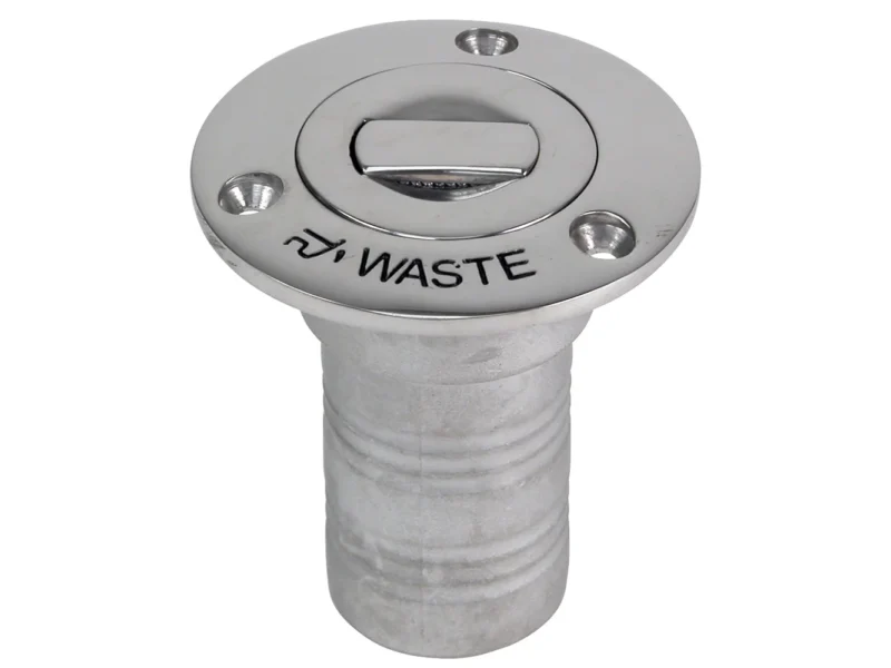 Whitecap Bluewater Push Up Deck Fill - 1-1/2" Hose - Waste