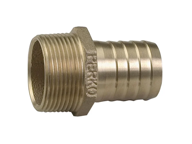 Perko 3/4" Pipe to Hose Adapter Straight Bronze MADE IN THE USA