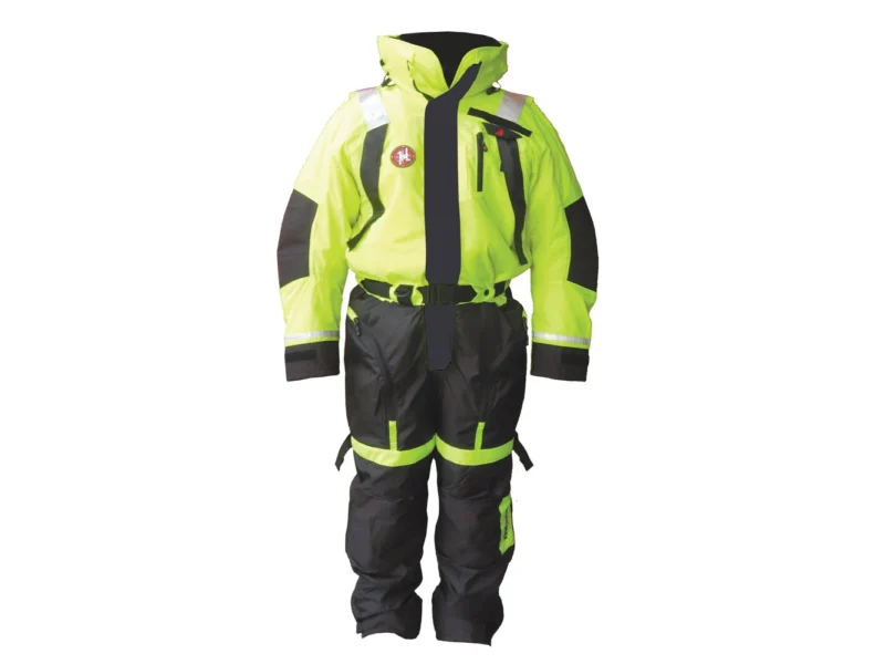 First Watch AS-1100 Flotation Suit - Hi-Vis Yellow - XXL