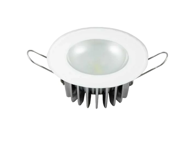 Lumitec Mirage - Flush Mount Down Light - Glass Finish/No Bezel - 2-Color White/Blue Dimming