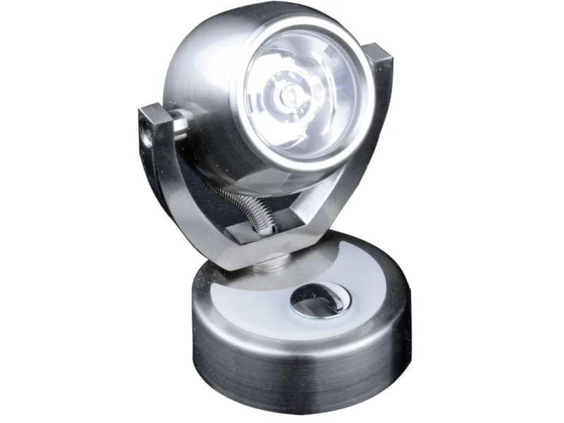 Lunasea Wall Mount LED Light w/Touch Dimming - Warm White/Brushed Nickel Finish - Rotating Light