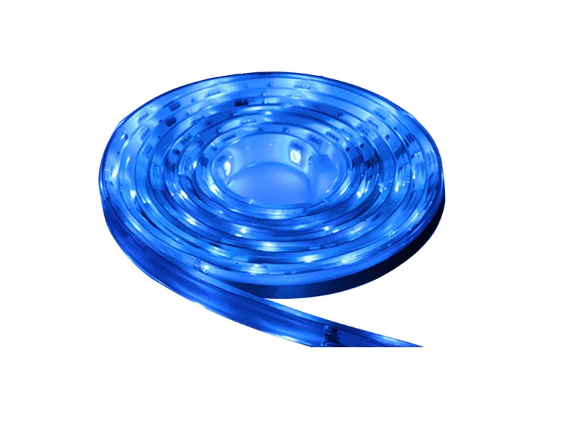 Lunasea Waterproof IP68 LED Strip Lights - Blue - 2M