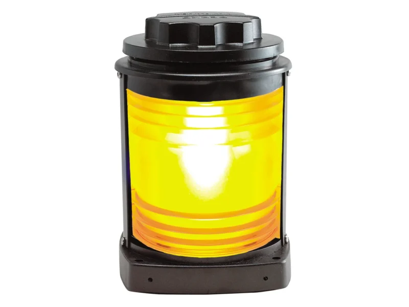 Perko Towing Light - Black Plastic, Yellow Lens