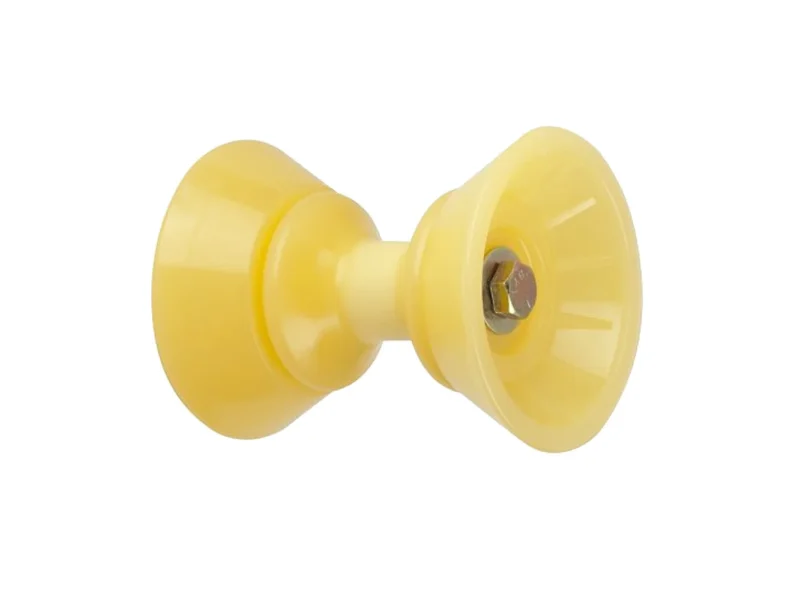 C.E. Smith 3" Bow Bell Roller Assembly - Yellow TPR