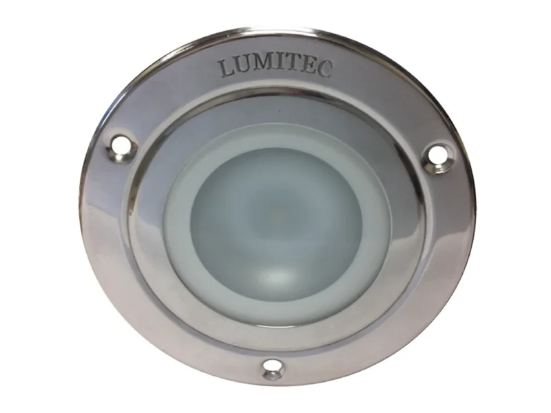 Lumitec Shadow - Flush Mount Down Light - Polished SS Finish - White Non-Dimming