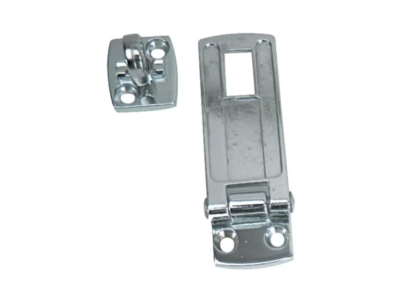 Whitecap Swivel Safety Hasp - CP/Zamac - 1-1/8" x 3"