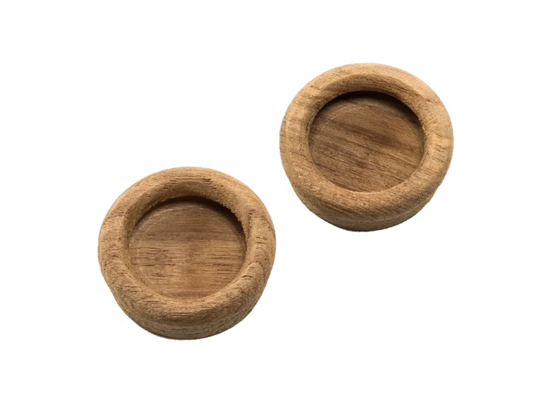 Whitecap Teak Round Drawer Pull - 1-3/8" Round - 2 Pack