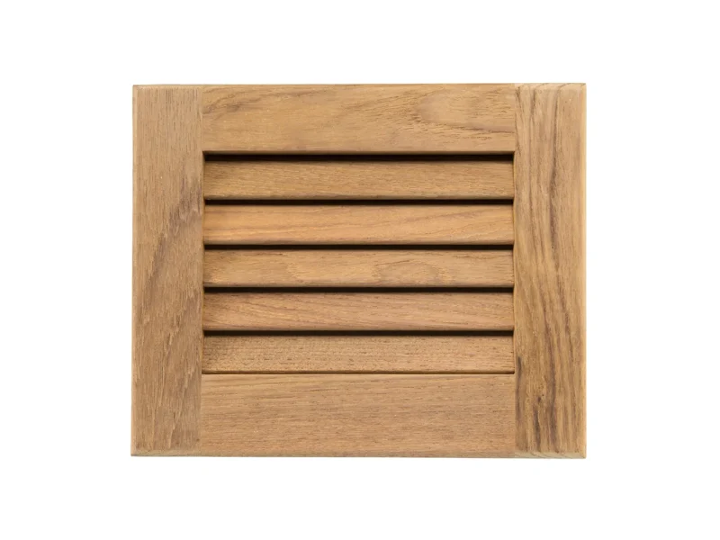 Whitecap Teak Louvered Insert - 7-1/2" x 9-1/8" x 3/4"