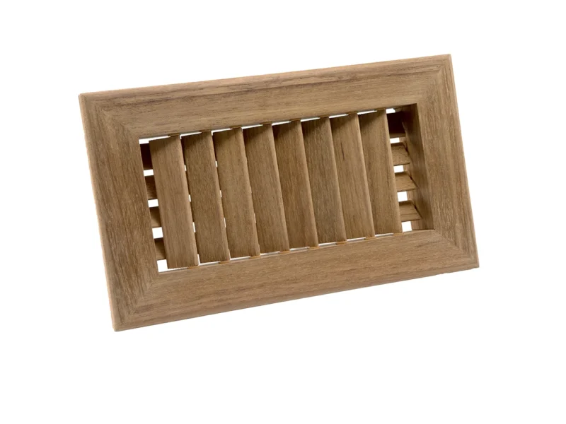 Whitecap Teak Air Conditioning Vent - 9-3/4" x 5-3/4" x 1-1/2"