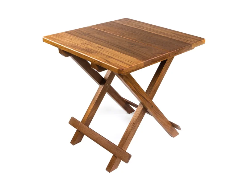 Whitecap Teak Solid Top Fold Away Table