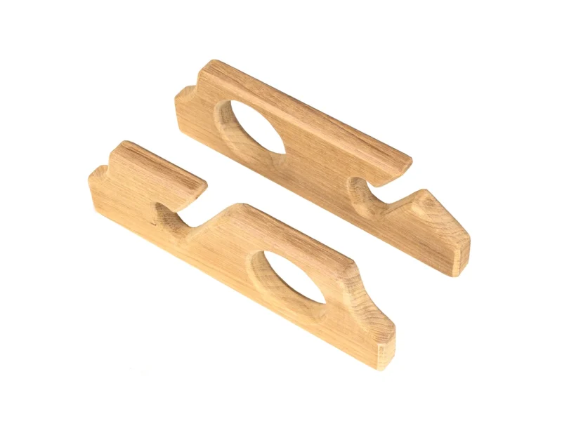 Whitecap Teak Two-Rod Storage Rack - Pair