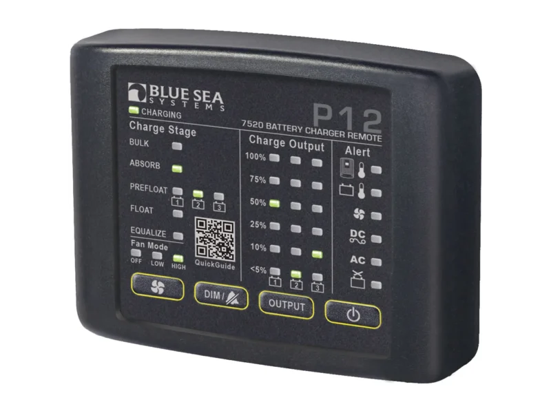 Blue Sea 7520 P12 LED Remote f/Battery Chargers