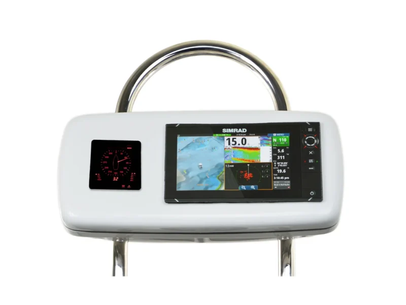 NavPod GP2040-13 SystemPod Pre-Cut f/Simrad NSS9 evo2 or B&G Zeus² 9 & 1 Instrument f/12" Wide Guard