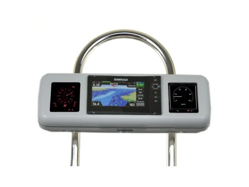 NavPod GP2606 SystemPod Pre-Cut f/Simrad NSS7 evo2 or B&G Zeus² 7 & 2 Instruments f/12" Wide Guard