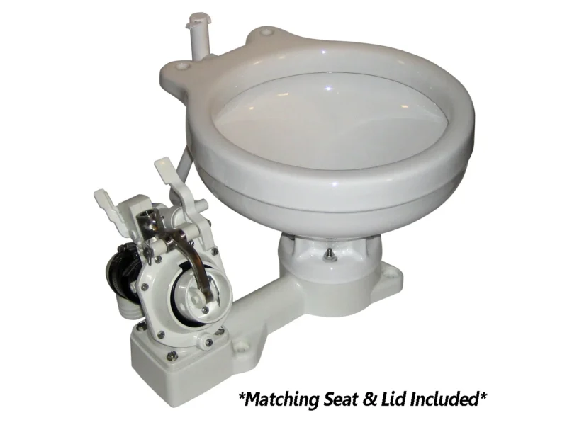 Raritan Fresh Head - Fresh Water Flush - Manual - Marine Size - Left Hand Operation