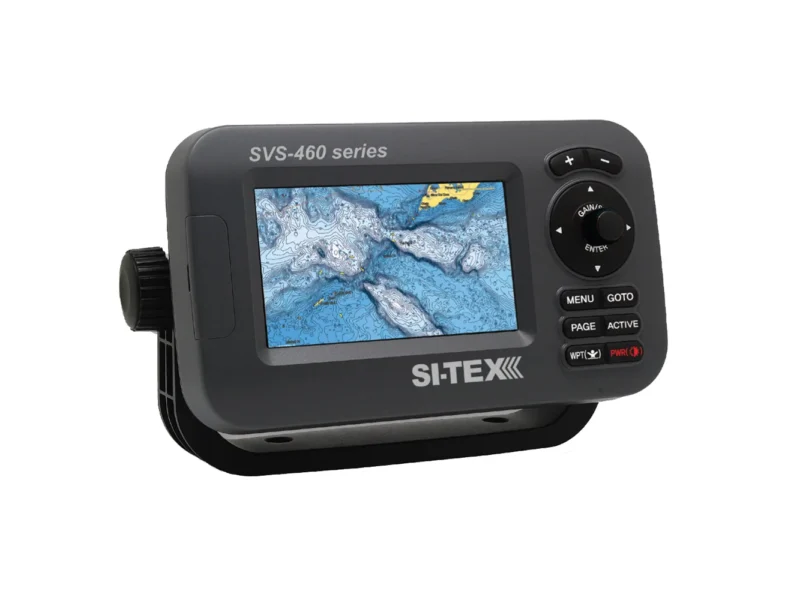 SI-TEX SVS-460C Chartplotter - 4.3" Color Screen w/Internal GPS and Navionics+ Flexible Coverage