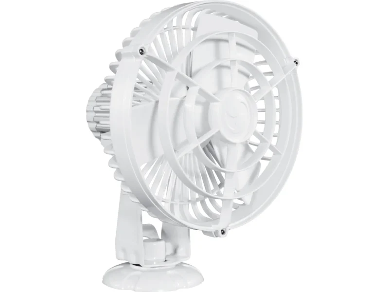 SEEKR by Caframo Kona 817 12V 3-Speed 7" Waterproof Fan - White