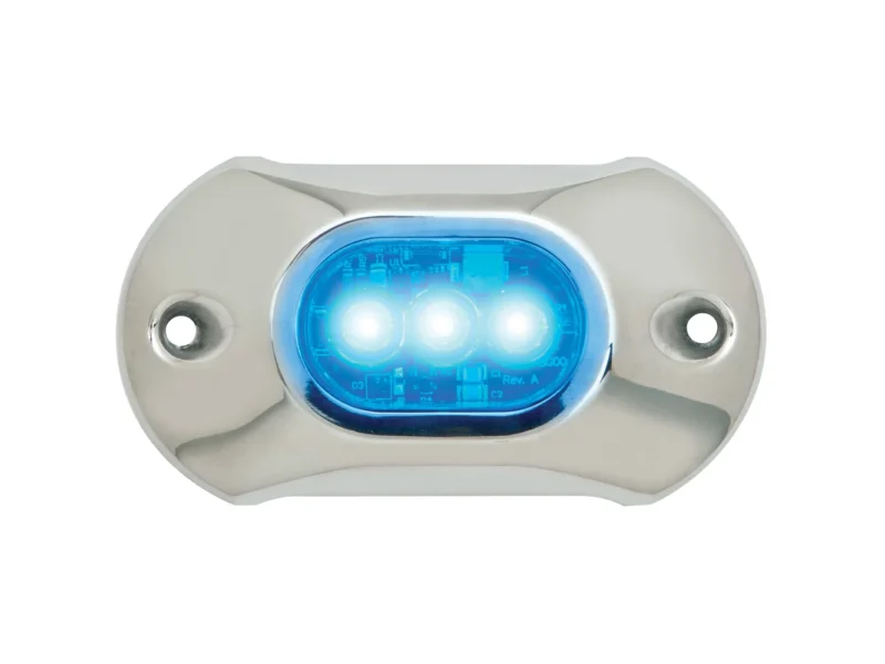 Attwood Light Armor Underwater LED Light - 3 LEDs - Blue