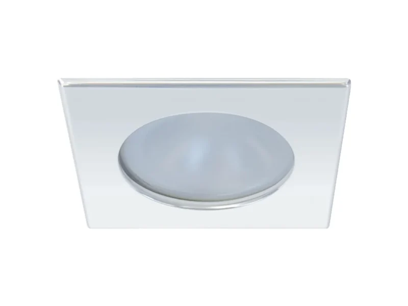 Quick Blake XP Downlight LED -  4W, IP66, Screw Mounted - Square Stainless Bezel, Round Daylight Light