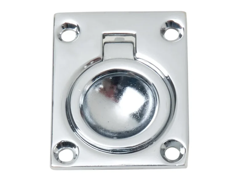 Perko Flush Ring Pull - Chrome Plated Zinc