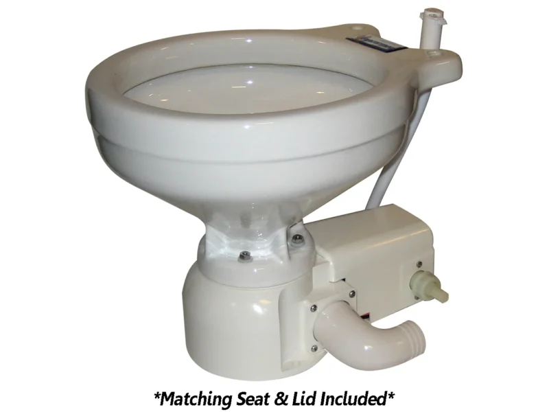 Raritan Sea Era Toilet - Household Style - Freshwater Solenoid - Straight & 90° Discharge - Smart Toilet Control - 12v