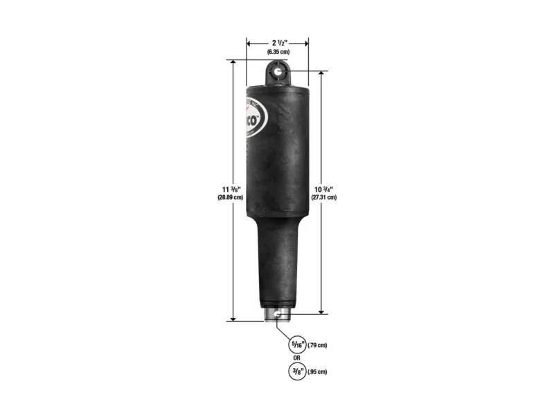 Lenco 101XD Extreme Duty Actuator - 12V - 2-1/4" Stroke w/Hardware