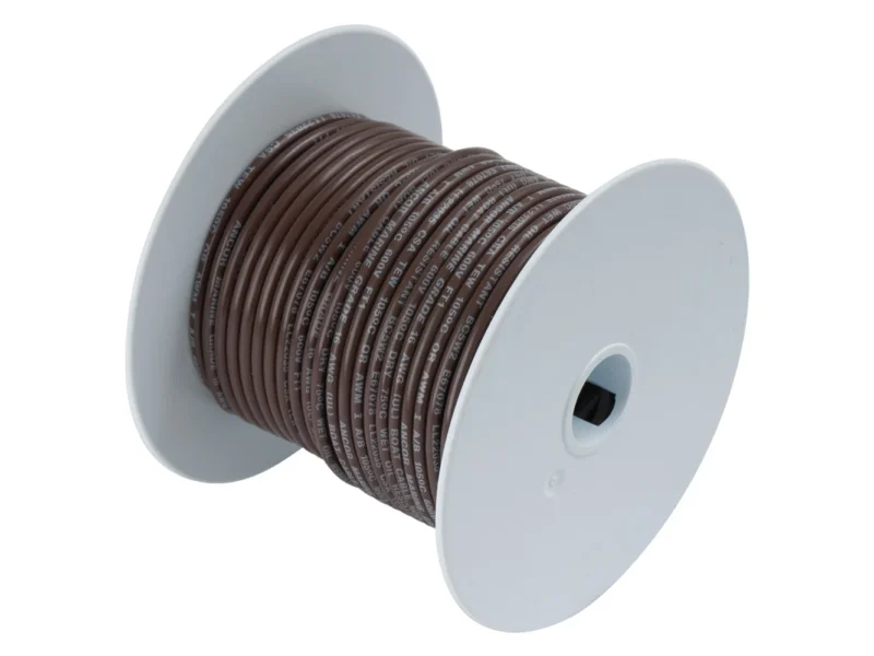 Ancor Brown 14AWG Tinned Copper Wire - 100'