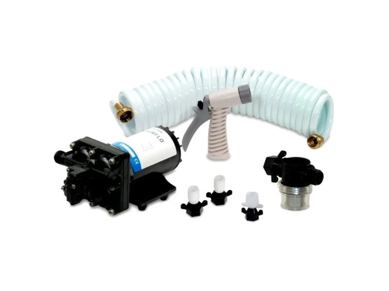 Shurflo by Pentair BLASTER™II Washdown Kit - 12VDC, 3.5GPM w/25' Hose, Nozzle, Strainer & Fittings