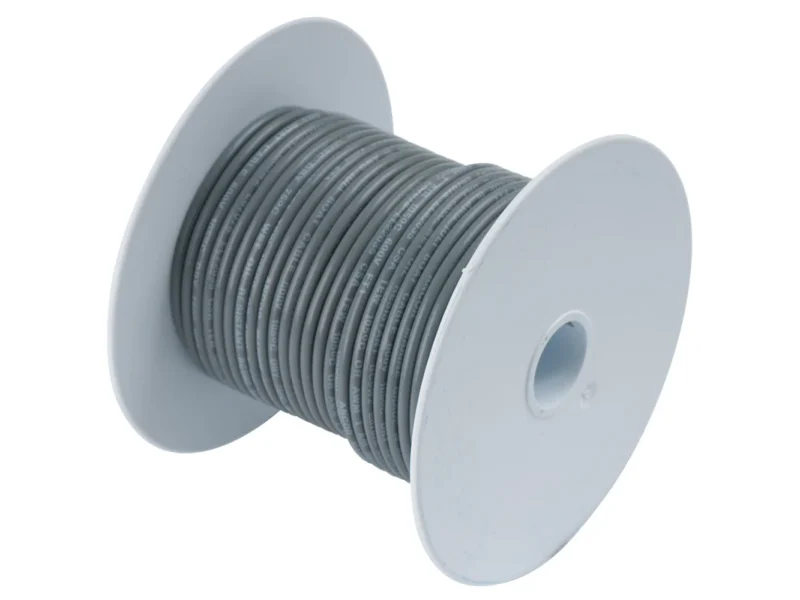 Ancor Grey 18 AWG Tinned Copper Wire - 500'