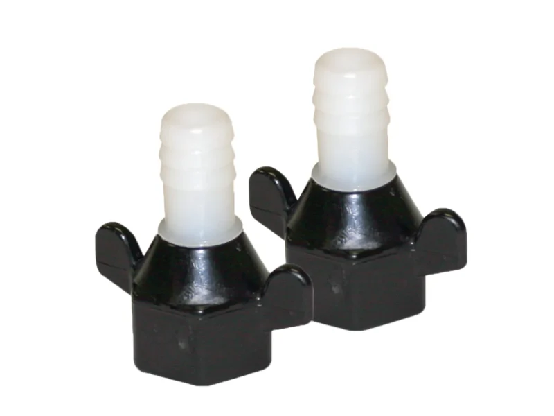 Shurflo by Pentair 1/2" Barb x 1/2" NPT-F Hex/Wingnut Straight Fitting (Pair)