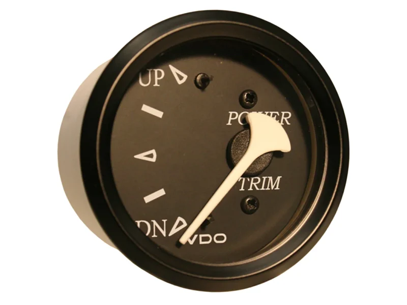 VDO Cockpit Marine Trim Gauge - f/ Mercury/Volvo/Yamaha 2001+ Engines - Black Dial/Bezel