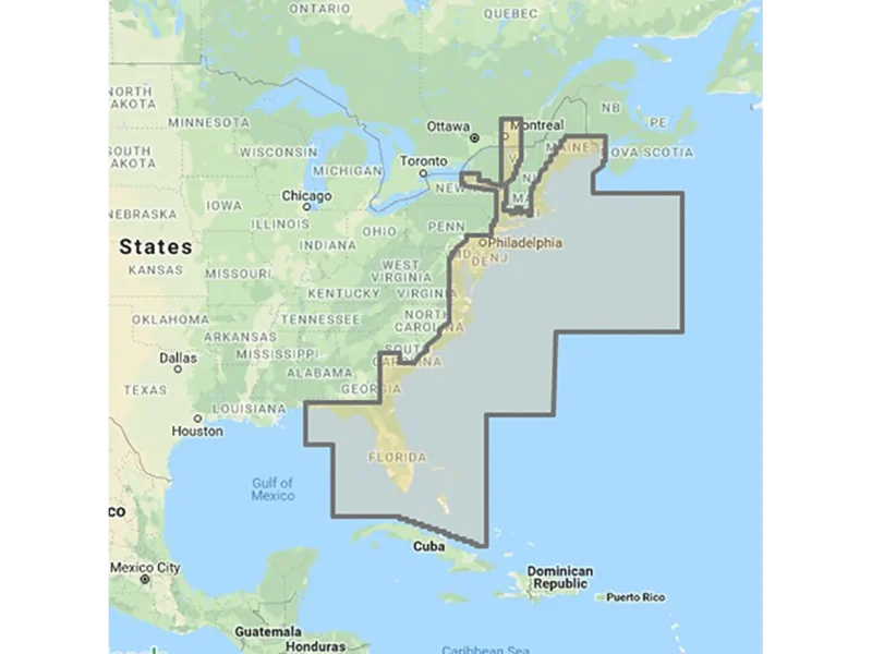 Furuno MM3-FNA-022 C-MAP Fishing Chart US East Coast & Bahamas Unlock Code