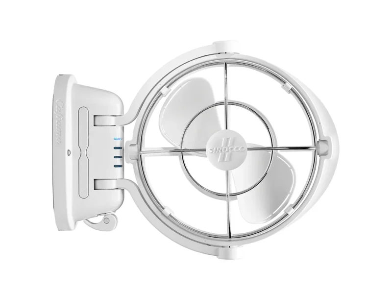 SEEKR by Caframo Sirocco II 3-Speed 7" Gimbal Fan - White - 12-24V