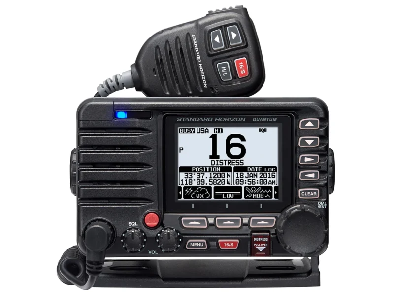 Standard Horizon Quantum GX6000 25W Commercial Grade Fixed Mount VHF w/NMEA 2000, Integrated AIS receiver, & Speaker Mic