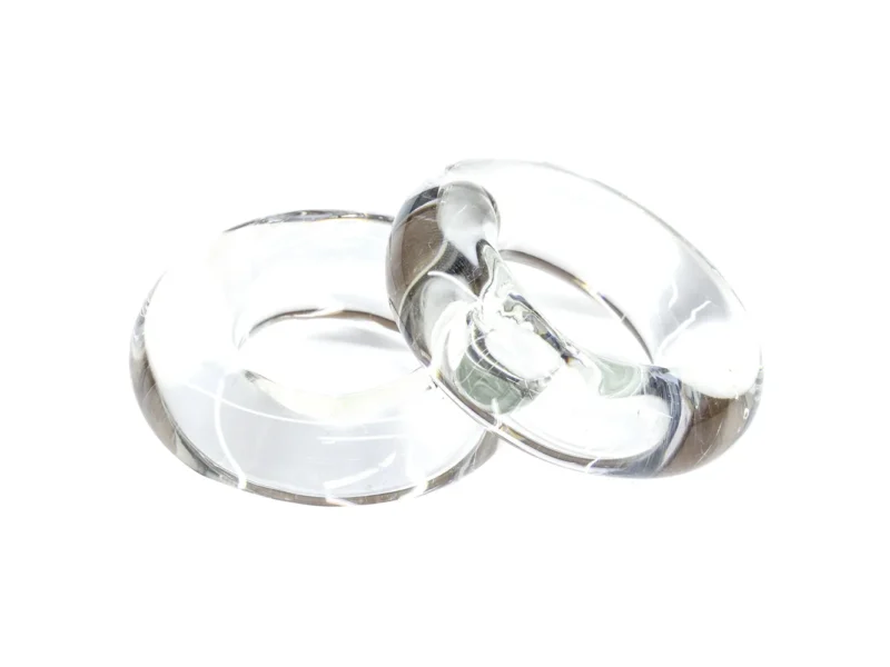 Tigress Glass Outrigger Rings - Pair