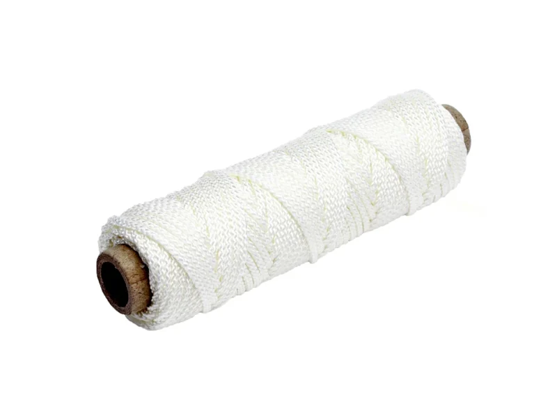 Tigress 100' of 375lb Nylon Braid - White