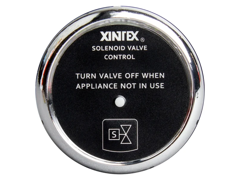 Fireboy-Xintex Propane Control & Solenoid Valve w/Chrome Bezel Display