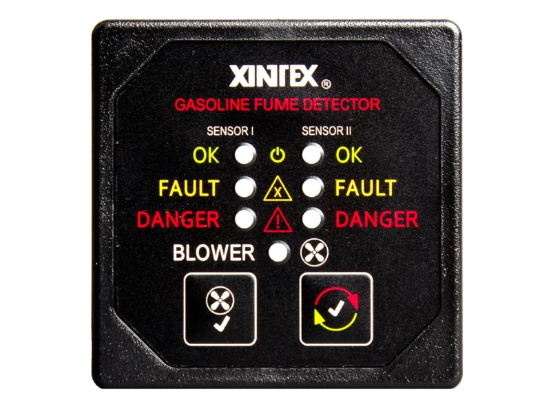 Fireboy-Xintex Gasoline Fume Detector w/Dual Channel & Blower Control - 12/24V