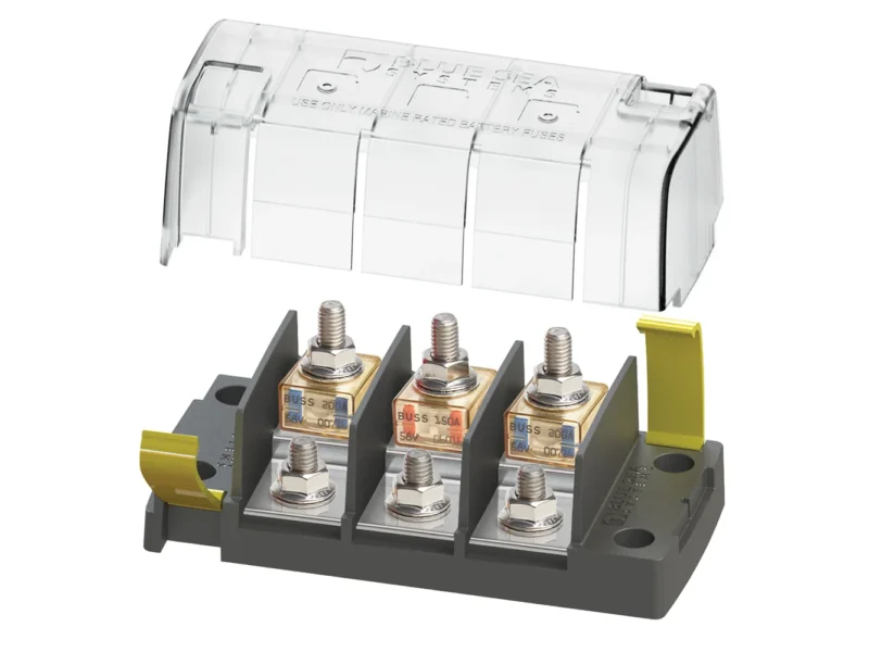 Blue Sea 5194 MRBF Surface Mount 3 Circuit Fuse Block - Independent Source