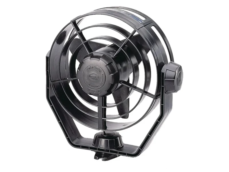 Hella Marine 2-Speed Turbo Fan - 12V - Black