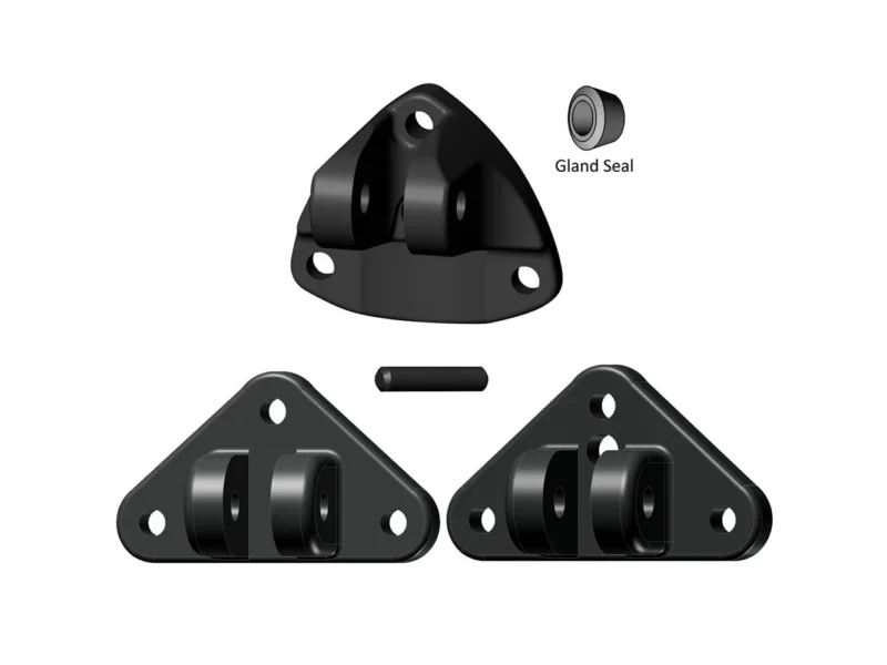 Lenco Universal Actuator Mounting Bracket Replacement Kit 