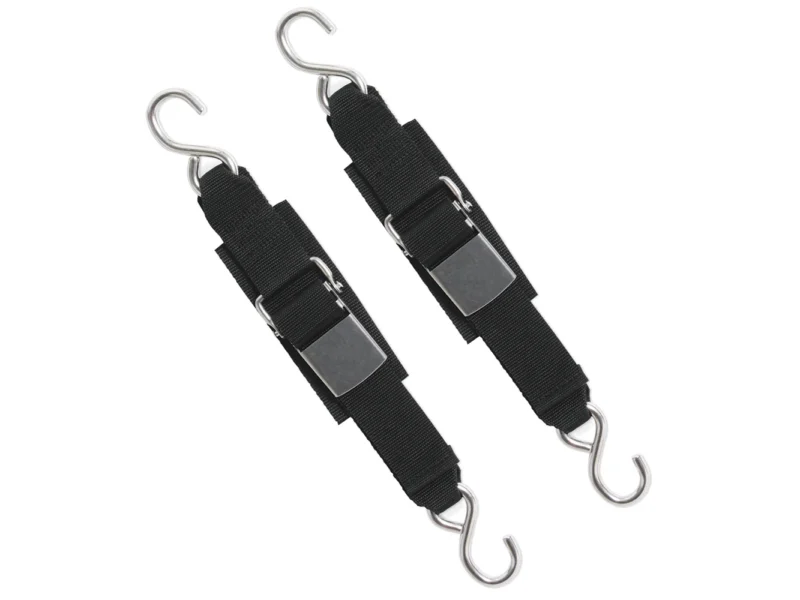 BoatBuckle Stainless Steel Kwik-Lok Transom Tie-Downs