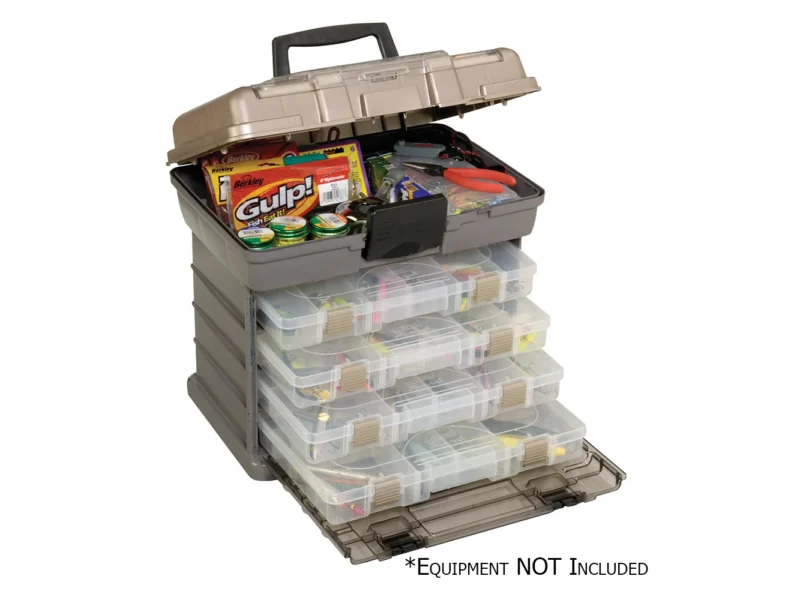 Plano Guide Series™ Stowaway® Rack Tackle Box System - Graphite/Sandstone