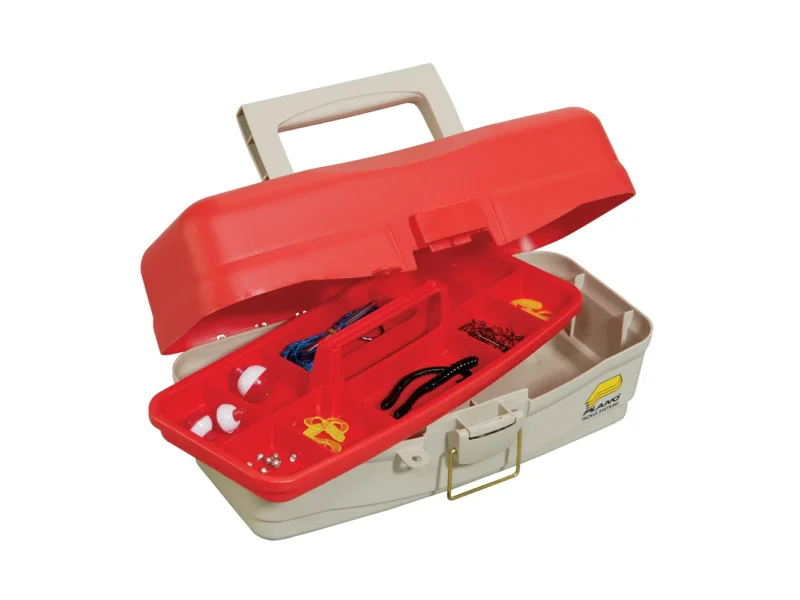 Plano Take Me Fishing™ Tackle Kit Box - Red/Beige