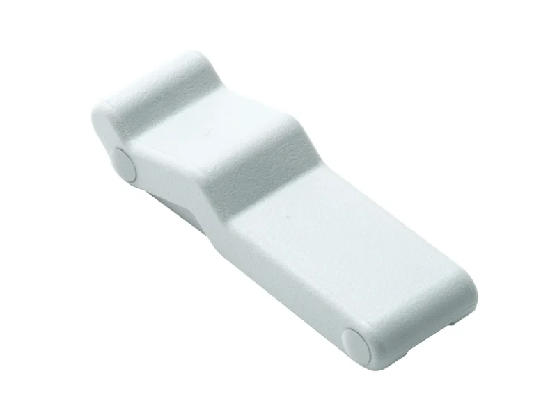 Southco Concealed Soft Draw Latch w/Keeper - White Rubber