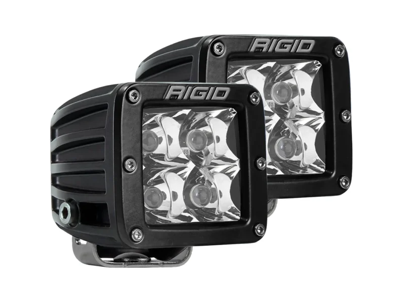 RIGID Industries D-Series PRO Hybrid-Spot LED - Pair - Black